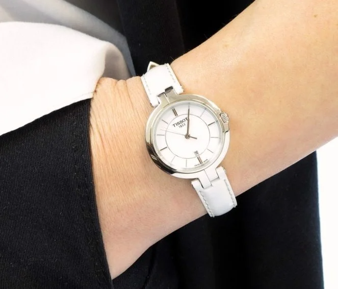 Đồng Hồ Nữ Tissot Flamingo 'White' Dial 
