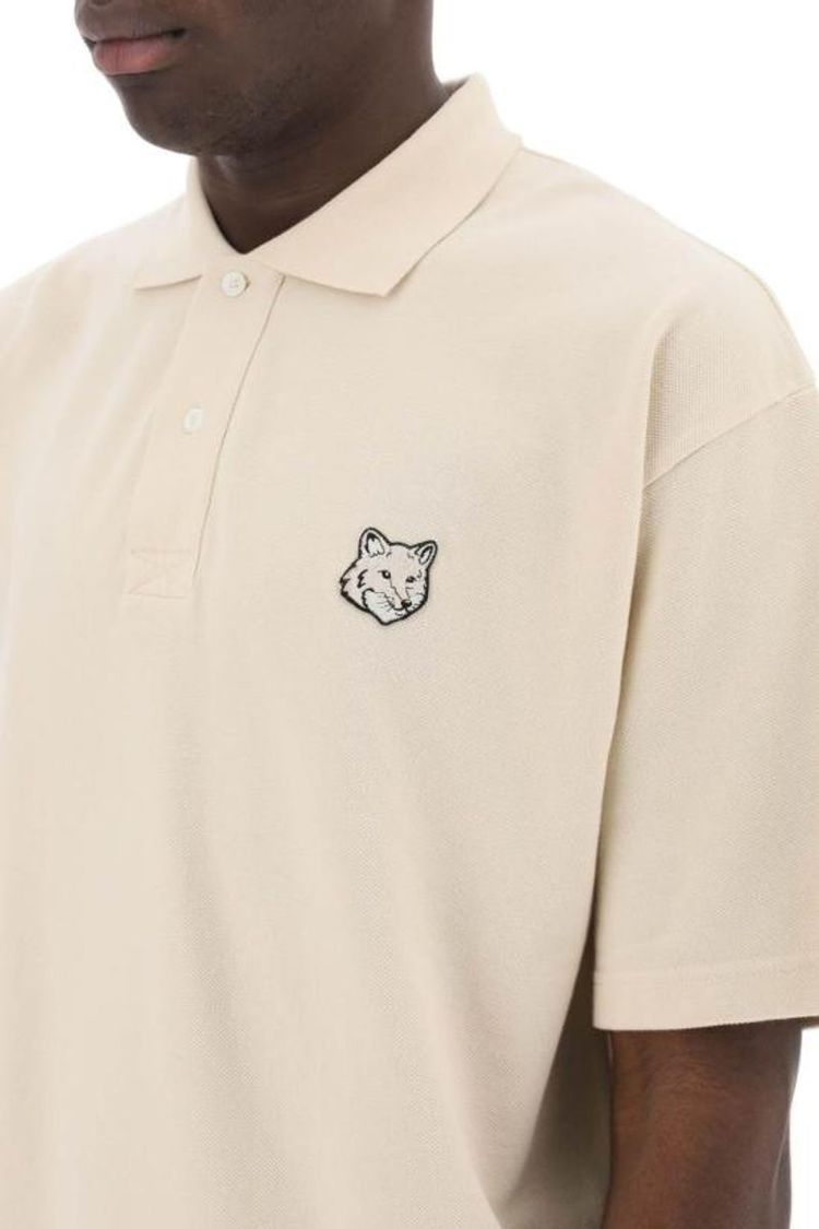  Áo Maison Kitsune Bold Fox Head Patch 'Beige' 