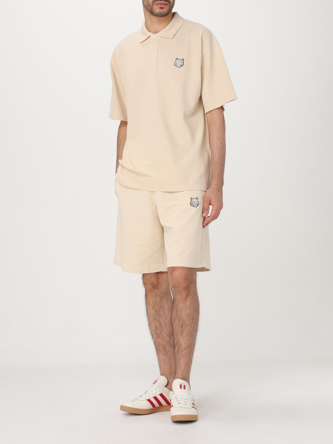  Áo Maison Kitsune Bold Fox Head Patch 'Beige' 