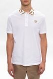  Áo Nam Versace Polo Shirt With Logo 'White' 