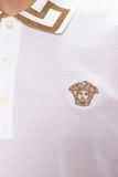  Áo Nam Versace Polo Shirt With Logo 'White' 