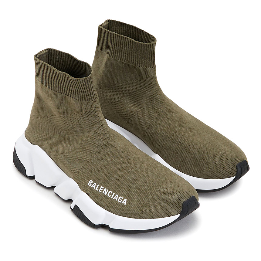Gi y N Balenciaga Speed Trainer Olive 587280 W1702 3205 LUXITY