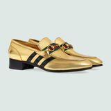  Giày Nam Adidas X Gucci Loafer 'Gold Metallic' 