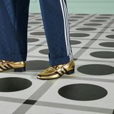  Giày Nam Adidas X Gucci Loafer 'Gold Metallic' 