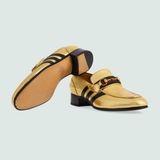  Giày Nam Adidas X Gucci Loafer 'Gold Metallic' 