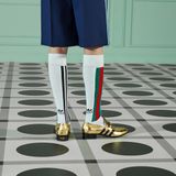  Giày Nam Adidas X Gucci Loafer 'Gold Metallic' 