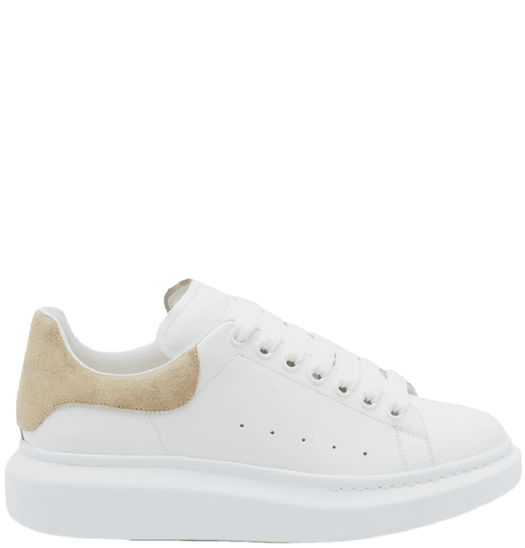  Giày Nam Alexander McQueen Oversized 'White Beige' 