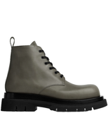  Giày Nam Bottega Veneta Lug Lace-Up Ankle Boot 'Asphalt' 