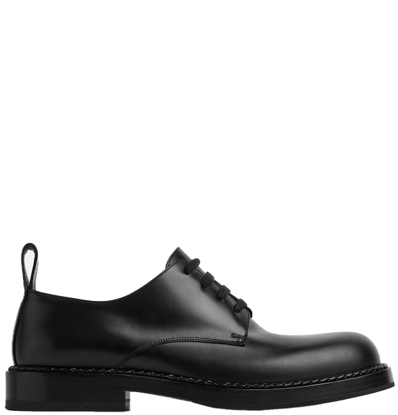  Giày Nam Bottega Veneta Strut Lace-Up Shoe 'Black' 