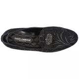  Giày Nam Dolce & Gabbana Jacquard Loafers 'Black' 