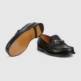  Giày Nam Gucci Gg Loafer With Horsebit 'Black' 