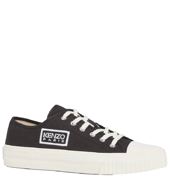  Giày Nam Kenzo Foxy Embroidered Canvas Trainers 'Black' 