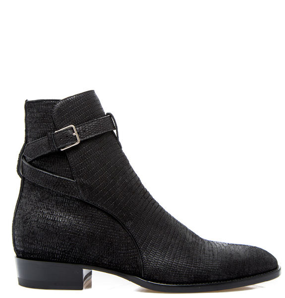  Giày Nam Saint Laurent Low Boot Wyatt 30 'Black' 