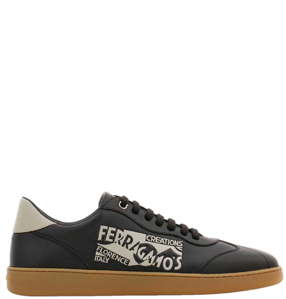  Giày Nam Salvatore Ferragamo Low Top Sneaker 'Black' 
