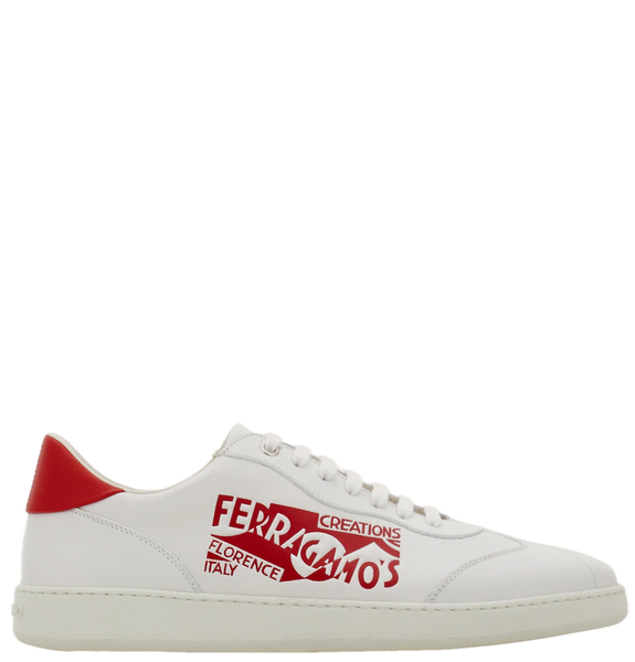  Giày Nam Salvatore Ferragamo Low Top Sneaker 'White' 
