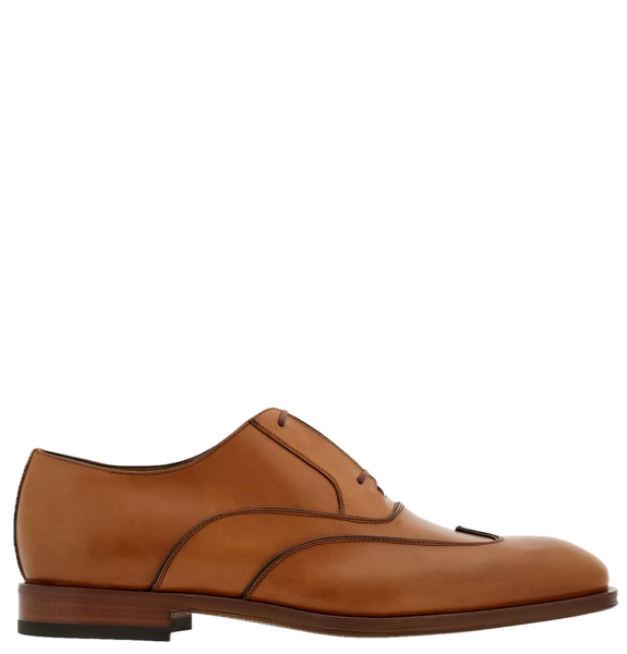  Giày Nam Salvatore Ferragamo Oxford With Wing-tips 'Dark Leather' 