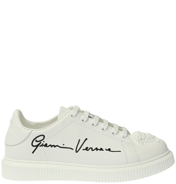  Giày Nam Versace Gianni Signature Print 'White' 