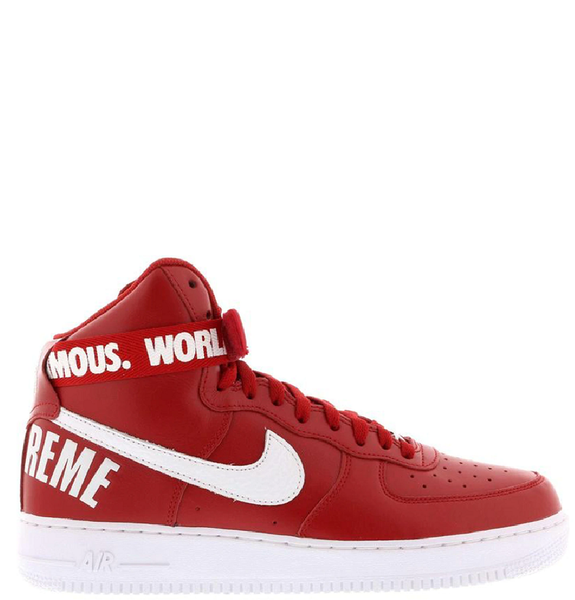  Giày Nike x Supreme Air Force 1 High 'World Famous Red' 