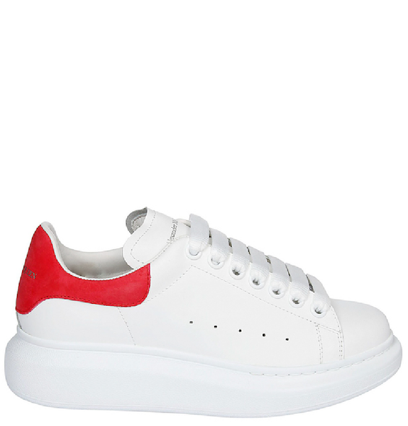  Giày Nữ Alexander Mcqueen Sneakers Trainers 'White Red' 
