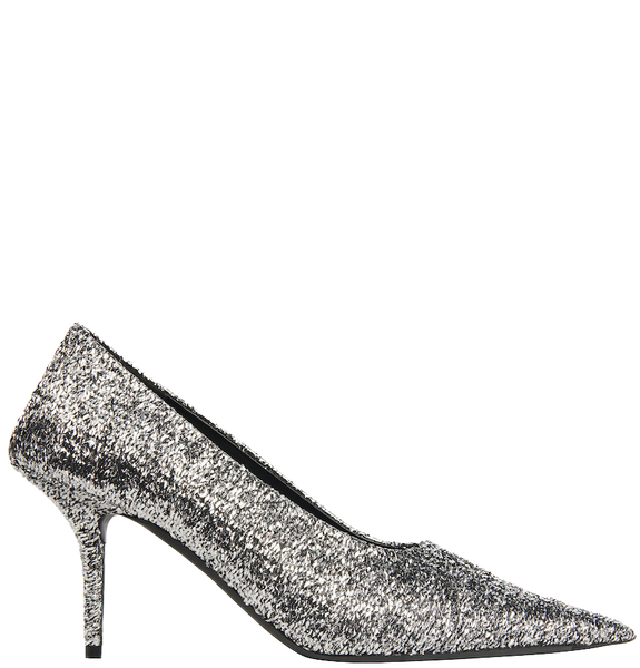  Giày Nữ Balenciaga Square Knife 80mm Pump 'Silver' 