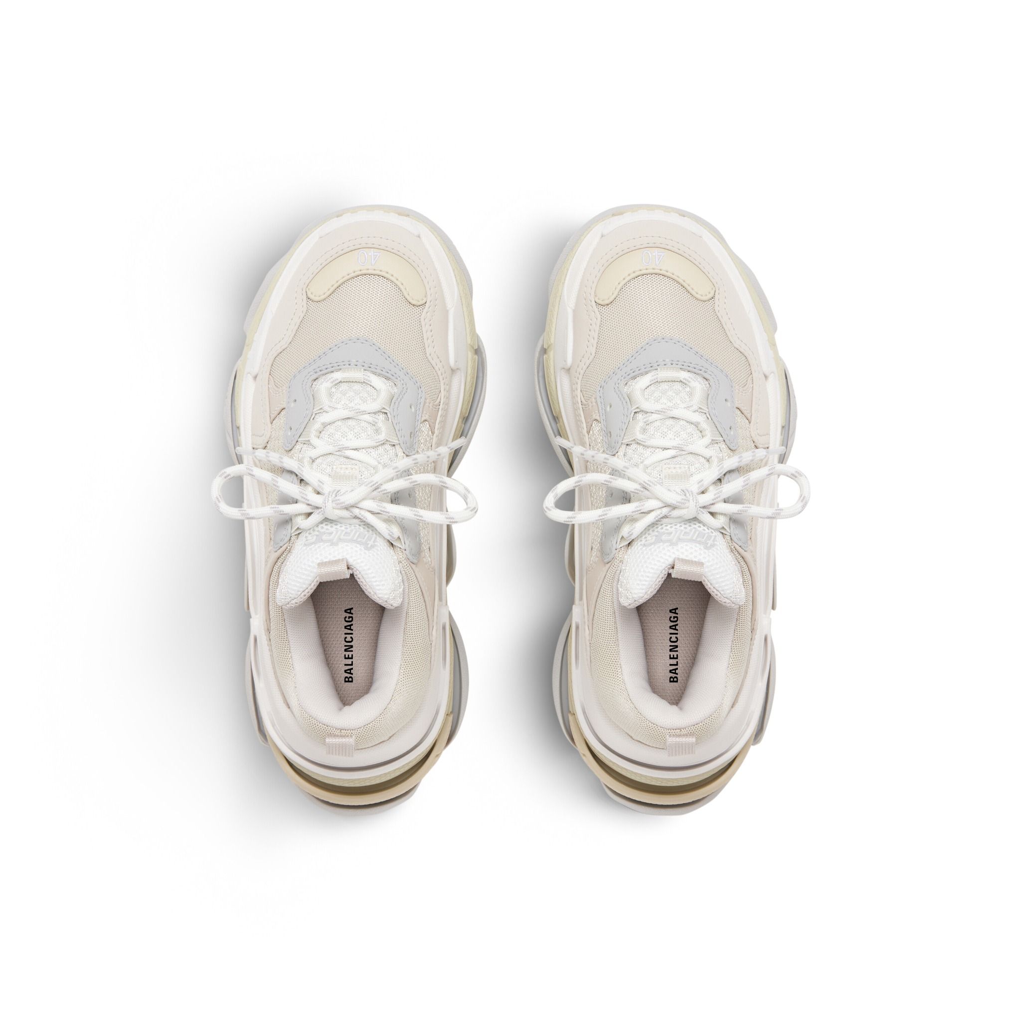  Giày Nữ Balenciaga Triple S Trainers 'Off White' 