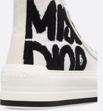  Giày Nữ Dior Walk'n'Dior High-Top Sneaker 'White' 