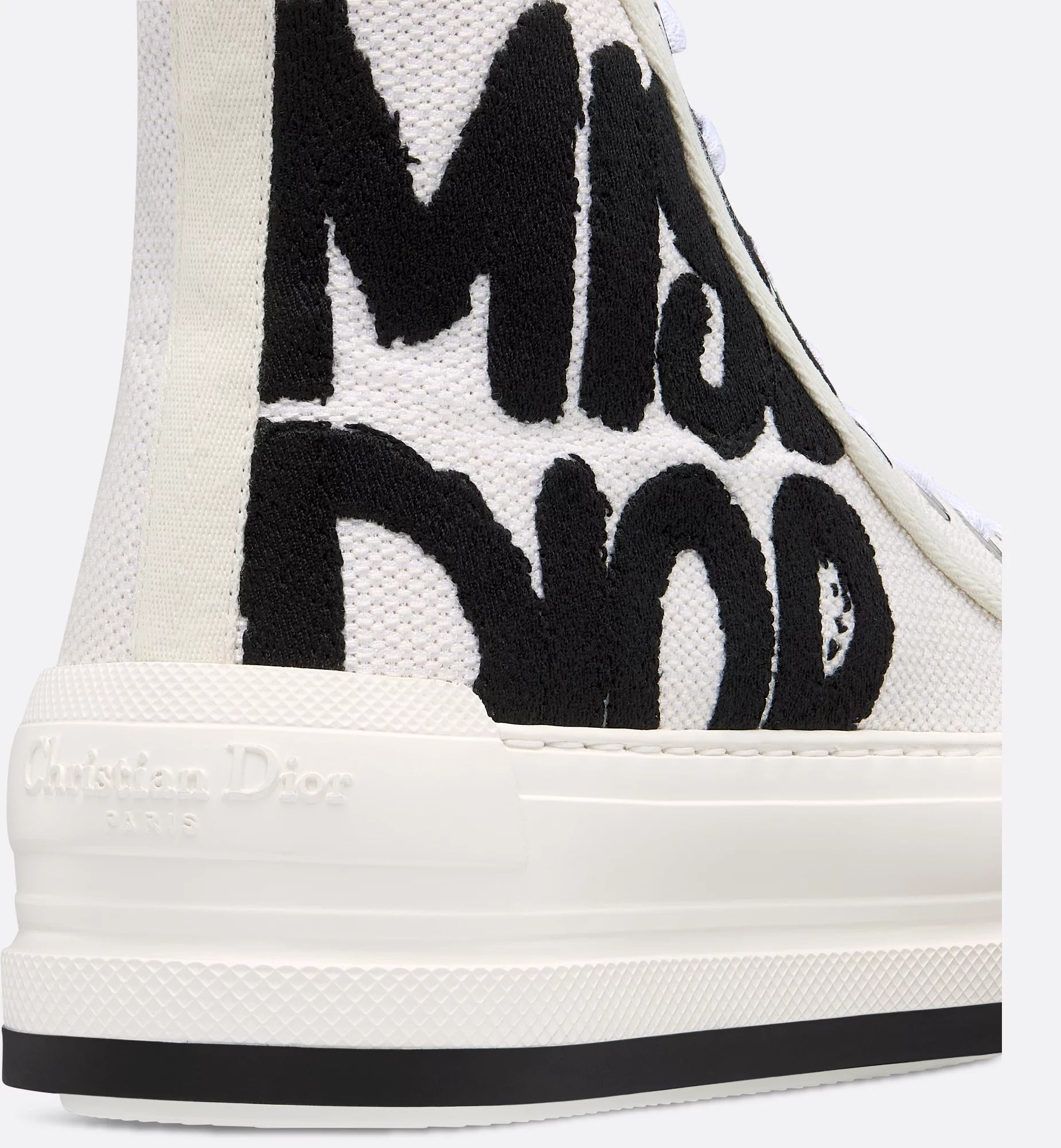  Giày Nữ Dior Walk'n'Dior High-Top Sneaker 'White' 