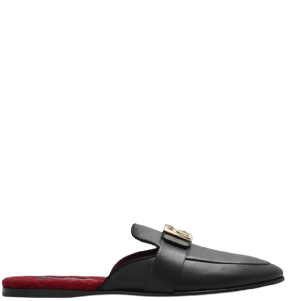  Giày Dolce & Gabbana D&G Leather Loafers 'Black' 