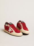  Giày Nữ Golden Goose Ball Star 'Burgundy' 