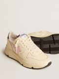  Giày Nữ Golden Goose Running Sole 'White' 