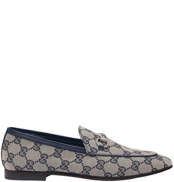  Giày Nữ Gucci Jordaan GG Loafer 'Beige Blue' 