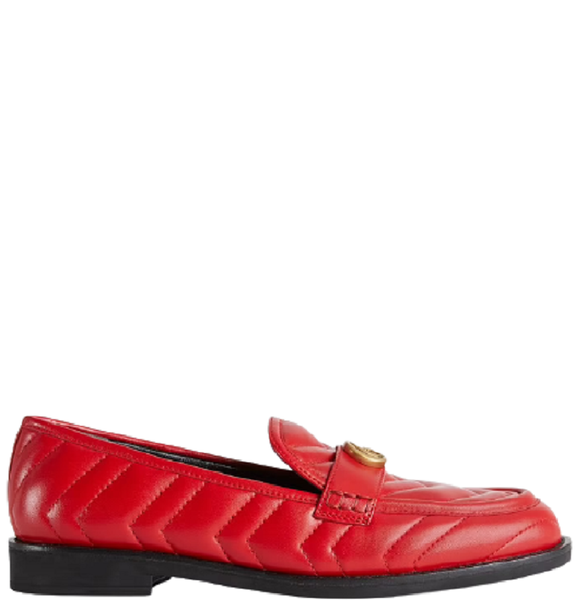  Giày Nữ Gucci Loafer Double G 'Red' 