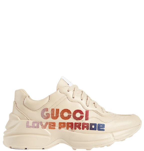  Giày Nữ Gucci Rhyton Love Parade Sneaker 'Ivory' 