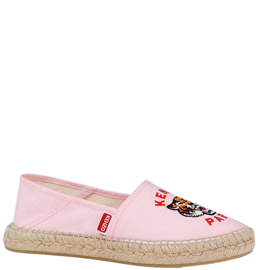 Giày Nữ Kenzo Lucky Tiger Espadrilles 'Faded Pink