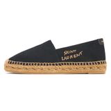  Giày Nữ Saint Laurent Logo Espadille Sneakers 'Black' 