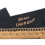  Giày Nữ Saint Laurent Logo Espadille Sneakers 'Black' 
