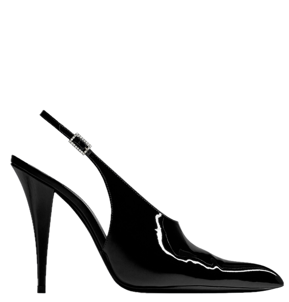  Giày Nữ Saint Laurent Nico Slingback Pumps 'Black' 