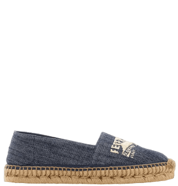  Giày Nữ Salvatore Ferragamo Denim Espadrilles 'Blue' 