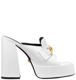  Giày Nữ Versace Aevitas Platform Mules 'White' 