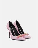  Giày Nữ Versace Gianni Ribbon Pumps 'Pink' 