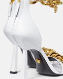  Giày Nữ Versace Medusa Chain Sandals 'White' 