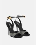  Giày Nữ Versace Safety Pin Sandals 'Black' 