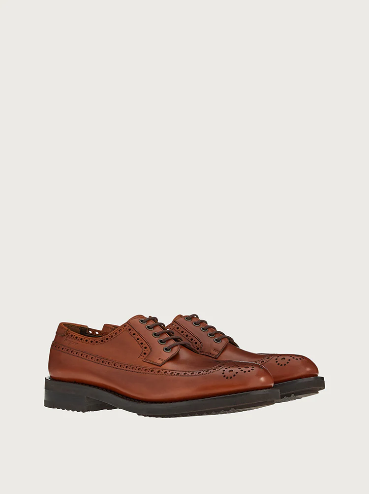  Giày Nam Salvatore Ferragamo Debry 'Brown' 