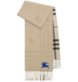  Khăn Burberry Reversible EKD Check Cashmere Scarf 'Stone' 
