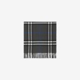  Khăn Burberry Wide Check Cashmere Scarf 'Dark Charcoal' 