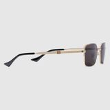  Kính ‎Gucci Rectangular Frame Sunglasses 'Gold' 