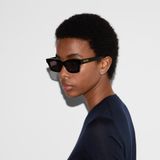  Kính Nữ Gucci Cat-eye Frame Sunglasses 'Black' 