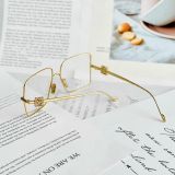  Kính Nữ Loewe Eyeglasses Loewe Refined Metal 'Gold' 
