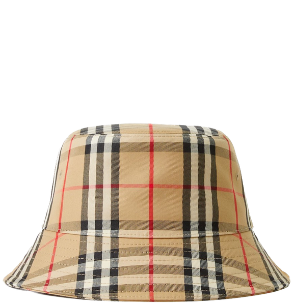  Mũ Burberry Vintage Check Cotton Blend Bucket Hat 'Beige' 