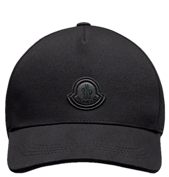  Mũ Nam Moncler Gabardine Baseball Cap 'Black' 